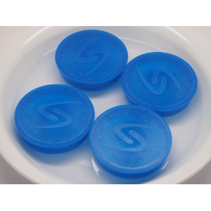 Fugt-endedæksel til rør med fjerbolde