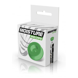 Fugt-endedæksel til rør med fjerbolde