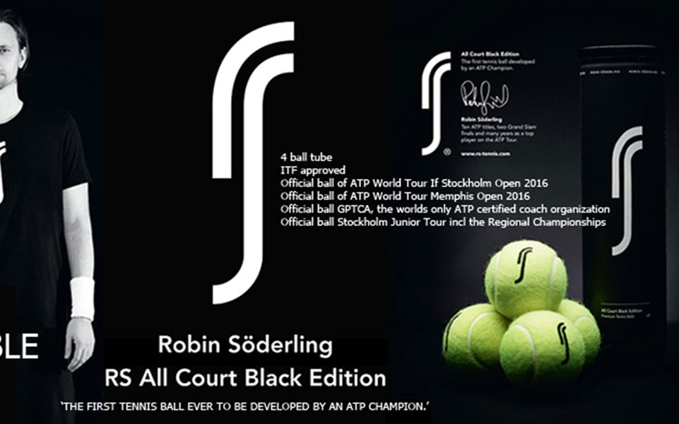 RS All Court Black Edition - premium tennisbolde